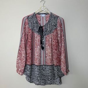 Daniel Rainn Boho Blouse | Size Small